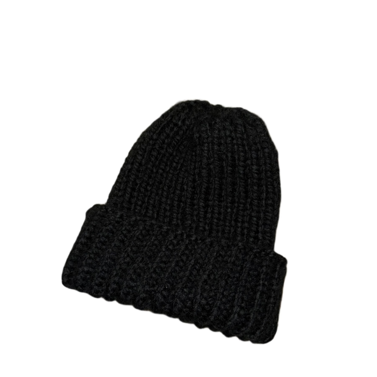 Black Knitted Beanie